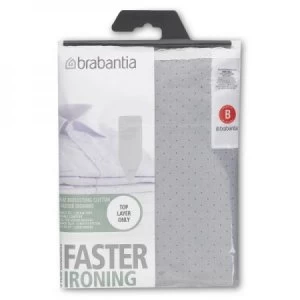 image of Brabantia Metallised Cotton Ironing Board Cover 124 x 38cm (Size B)