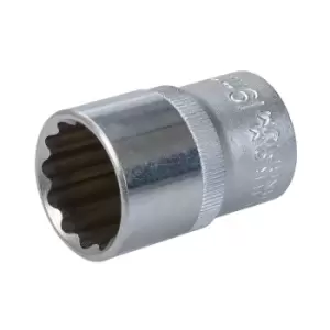 image of King Dick HSM219 Socket 1/2" SD 12pt Metric 19mm