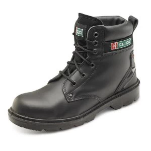 Image of Click Footwear Smooth 6" Boot LeatherPU TPU Heel Size 9 Black Ref