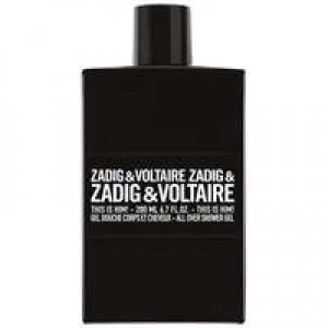 image of Zadig & Voltaire This Is Him Shower Gel Men 200ml