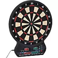 Image of HOMCOM LED Dartboard PP (Polypropylene), PS (Polystyrene) Black