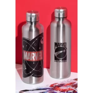 Image of Marvel Logo Metal Water Bottle