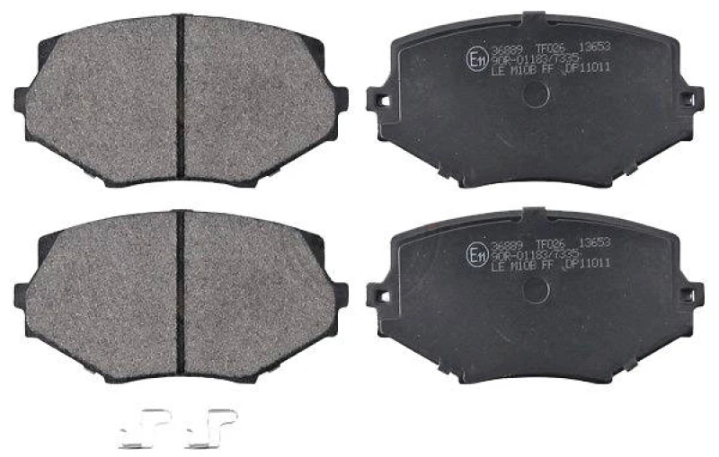 Image of A.B.S. 36889 Brake pad set with acoustic wear warning Brake Pad Set,disc brake (402)