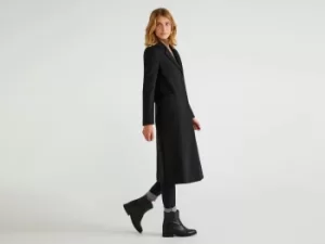 Benetton, Long Coat, taglia 40, Black, Women