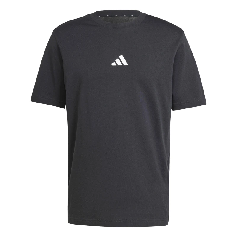 Image of adidas Essentials Single Jersey Logo T-Shirt Mens Black SL male 3XL