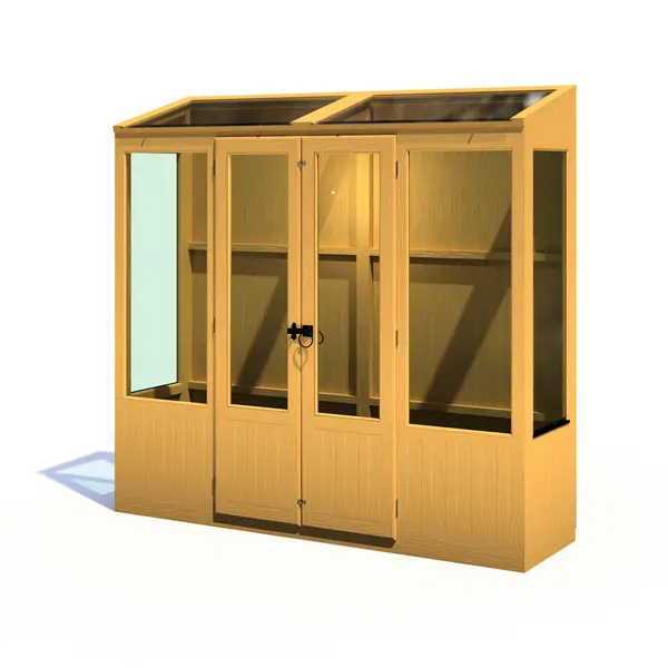 Image of Shire 7x2 Holme Wooden Greenhouse with Double Door