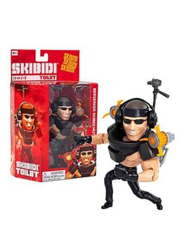 Image of Skibidi Toilet Deluxe Berserker Mutant Figure Series 2 Collectable Figures YouTube Animation Sensation Officially Licensed Skibidi Toilet Merch