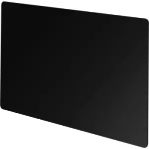 image of Adam - Vitreo Small Radiator Cover in Black Glass, 900mm