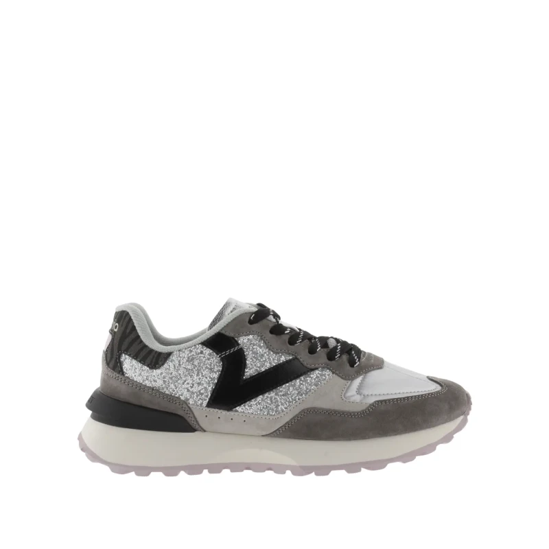 Image of Victoria Sparkly womens sneakers Victoria Rush Argente Female 37