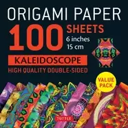 Image of origami paper 100 sheets kaleidoscope 6 15cm tuttle origami paper high qua