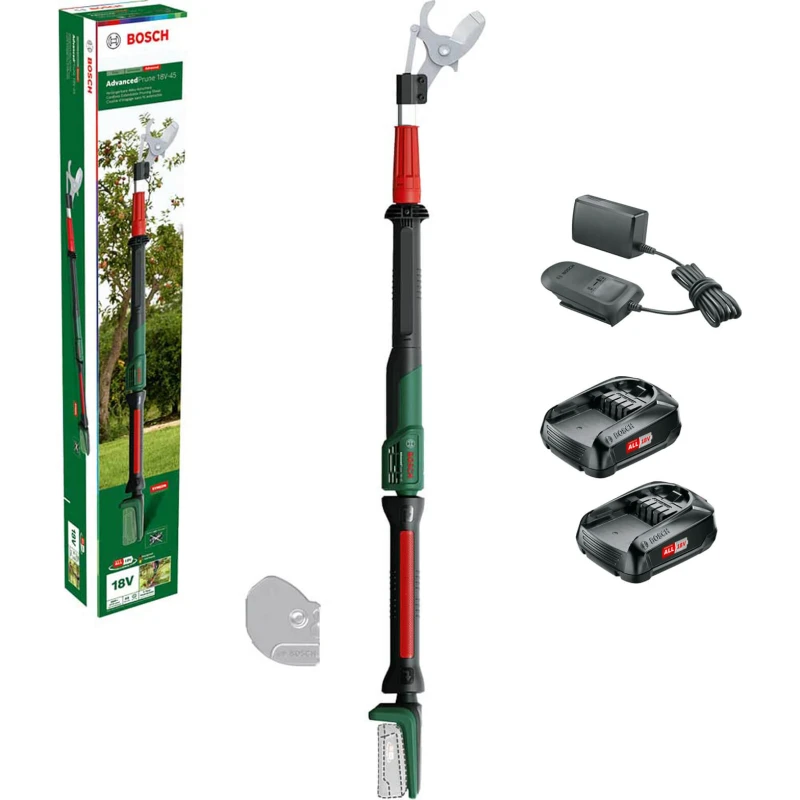 Image of Bosch ADVANCEDPRUNE 18V-45 P4A 18v Cordless Tree Pruner (Short) ADVANCEDPRUNE 18V-45 Batteries: 2 x 1.5ah Li-ion