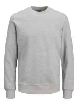 Image of JACK & JONES Basic Crew Neck Sweatshirt Men Grey