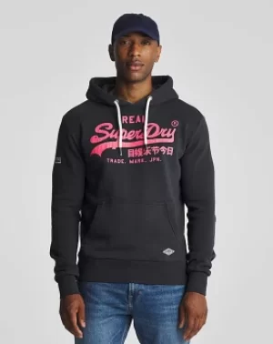 image of Superdry Vintage Label Hoodie