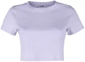 Image of Noisy May Fran Cropped T-Shirt T-Shirt lilac