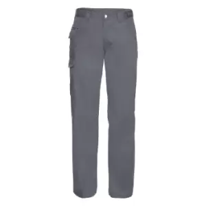 Image of Russell Workwear Mens Polycotton Twill Trouser / Pants (Regular) (44W x Regular) (Convoy Grey)