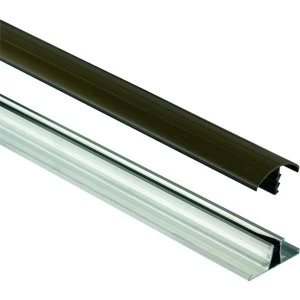 Image of Wickes Brown Universal Glazing Bar for Polycarbonate Sheets 3000mm