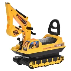 image of Homcom Ride On Excavator, none