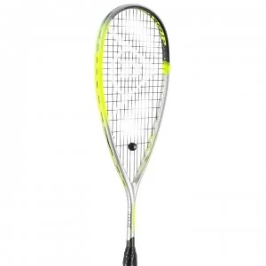 image of Dunlop Rev 125 Squash Racket - Silver/Yellow