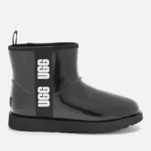 Image of UGG Womens Classic Clear Mini Waterproof Boots - Black - UK 3