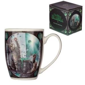 Image of Hubble Bubble Cat Design Lisa Parker New Bone China Mug