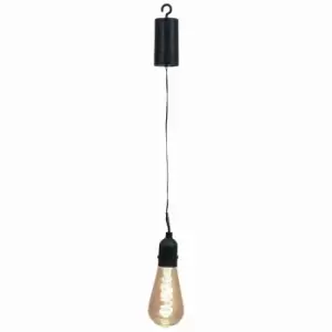 image of Luxform Batt Operated T75 Glass Filament Lamp, Pulse 97160