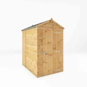 Image of Mercia 6' x 4' Shiplap Apex Shed - Windowless