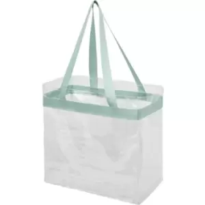 Image of Bullet Hampton Tote (30.5 x 15.2 x 30.5 cm) (Mint/Transparent) - Mint/Transparent