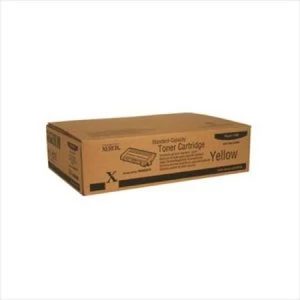 Image of Xerox 106R00678 Yellow Laser Toner Ink Cartridge