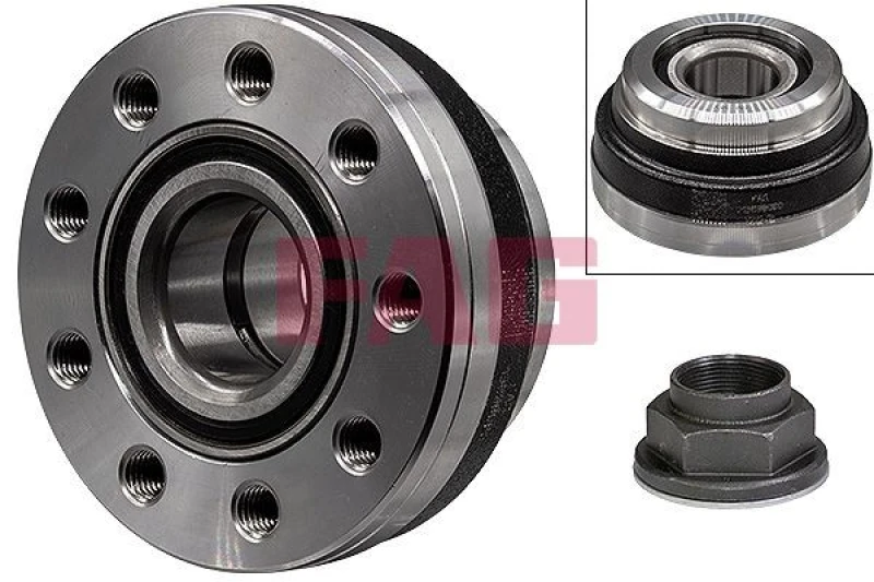 Image of Wheel bearing kit FAG 713 6980 80