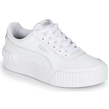 Puma CARINA LIFT womens Shoes Trainers in White