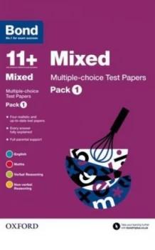 Image of Bond 11+. Pack 1 Mixed - Multiple Choice Test Papers by Alison Primrose Book