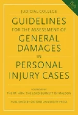 Image of guidelines for the assessment of general damages in personal injury cases