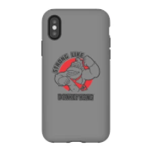 image of Nintendo Donkey Kong Strong Like Donkey Kong Phone Case - iPhone X - Tough Case - Gloss