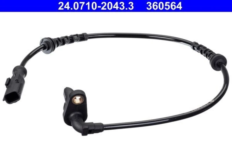 Image of ATE 24.0710-2043.3 ABS Sensor Sensor,wheel speed (412)