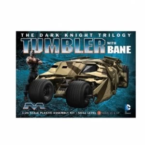 Image of Dark Knight Armoured Tumbler with Bane Figure 125 Scale Mobieus Model Kit