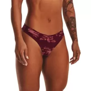 Image of Under Armour 3Pk Print Thongs Womens - Pink