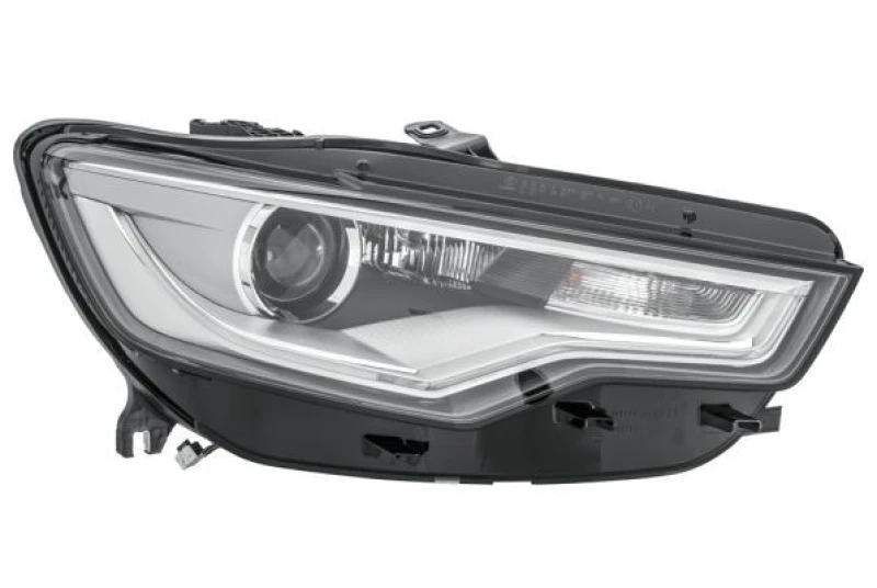 Image of HELLA 1LL 011 150-381 Headlights H7, with bulb, Right, with motor for headlamp levelling, Bi-Xenon Headlight (259)