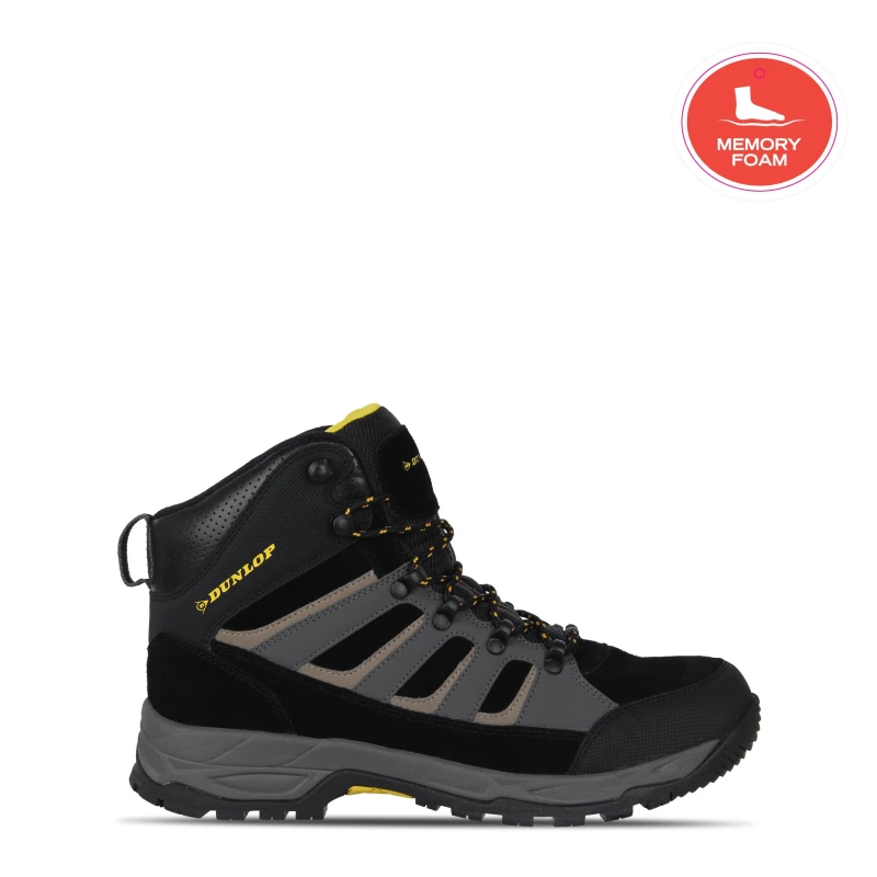 Image of Dunlop Michigan Steel Toe Cap Boots Mens Black/Charcoal male 13 (48.5)