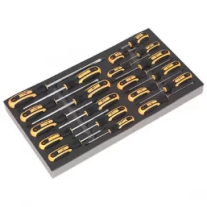 Image of Siegen S01127 Tool Tray with Screwdriver Set 20pc