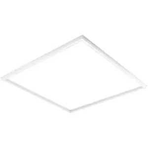 image of Square Frame LED Ceiling Panel Light - 590 x 590mm - 40W Cool White LED