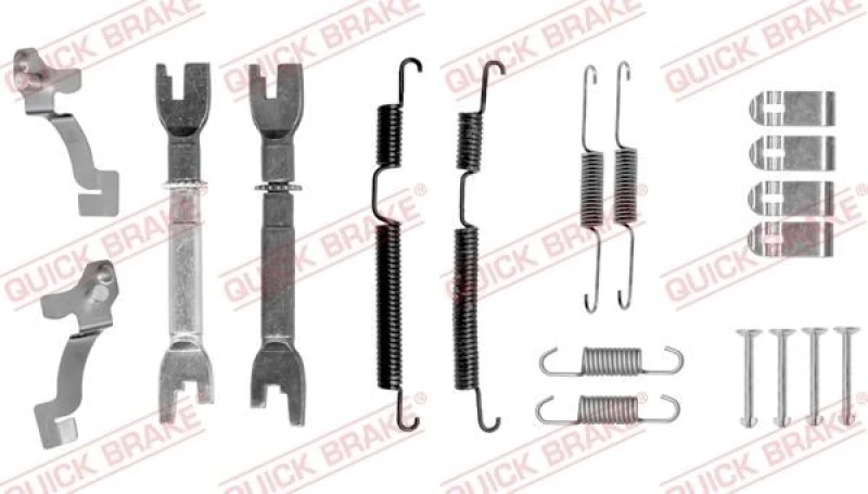 Image of QUICK BRAKE Brake shoe fitting kit QUICK BRAKE 105-0045S