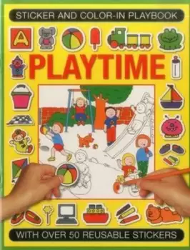 Image of Sticker and Color-in Playbook Playtime by Isabel Clarke