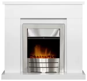 Image of Adam Lomond Electric Fire Suite-White