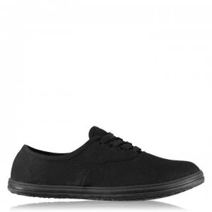 image of Slazenger Junior Canvas Pumps - Black