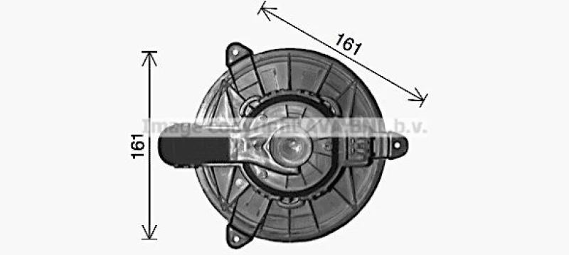 Image of Heater blower motor PRASCO FD8668