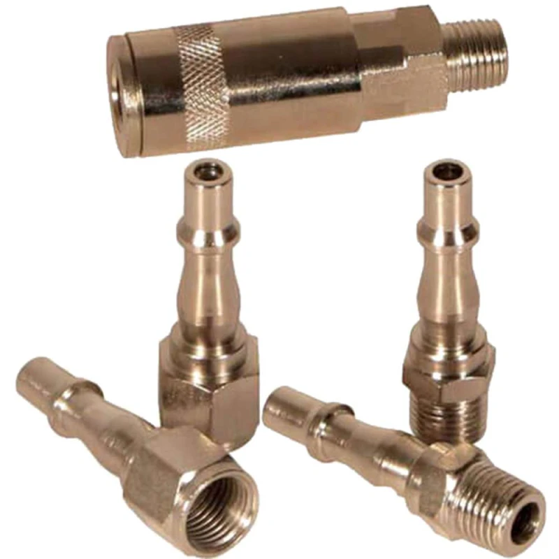 Image of Sirius 5 Piece 1/4" BSP Air Line Male Coupling Set TAIR1A