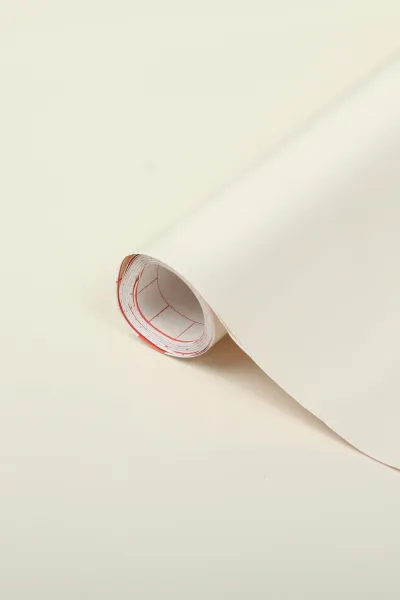 Image of D C Fix Sticky Back Plastic Glossy Light Cream - Size: 67.5cm x 2m - Natural