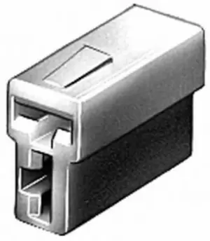 image of Plug housing 2-pin connector 8JD008151-021 by Hella