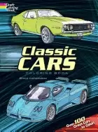 image of classic cars coloring book