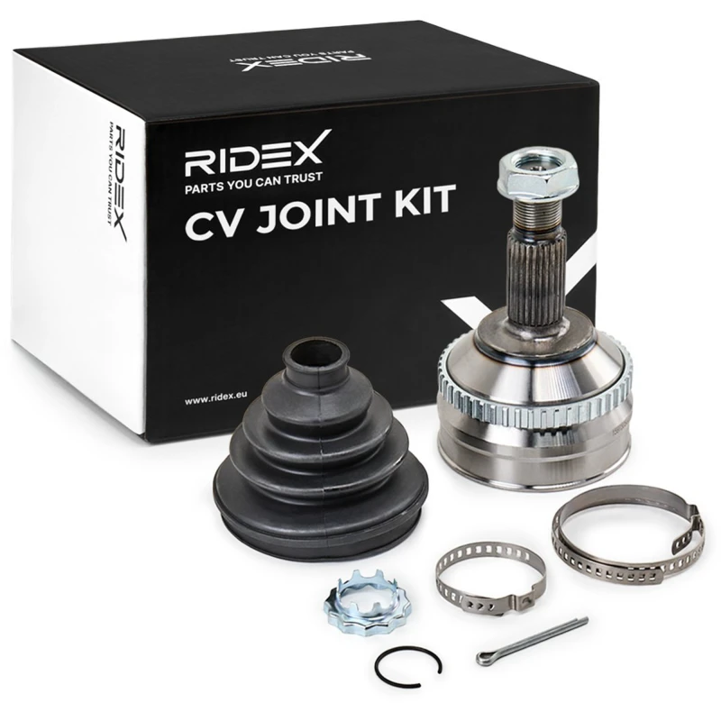Image of RIDEX 5J0065 CV Joint outer, with rubber mount Joint Kit,drive shaft (5)